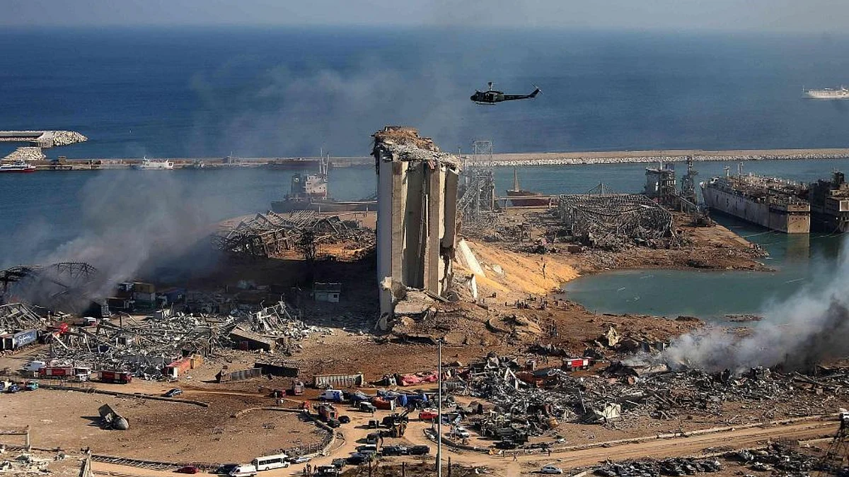 انفجار مرفأ بيروت
