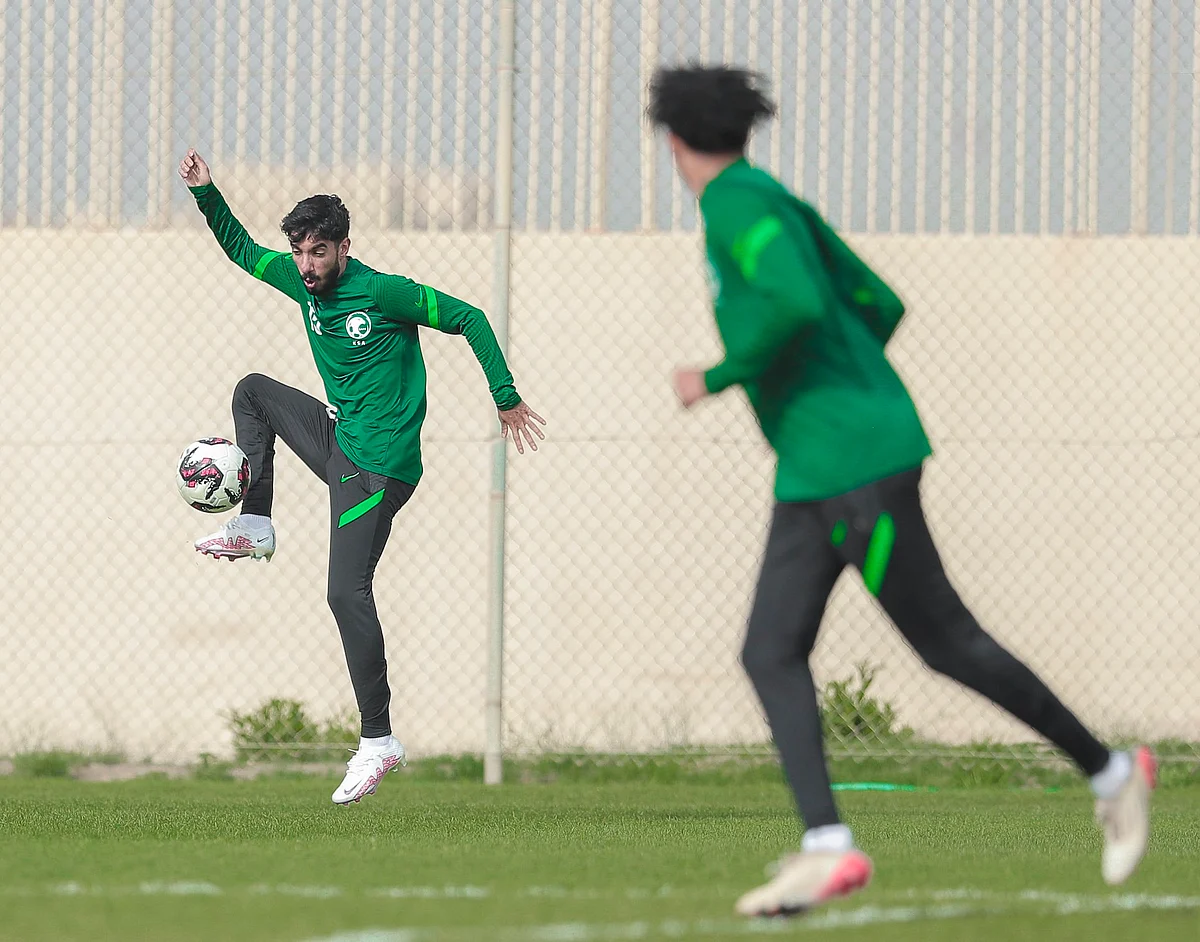 أخضر الشباب يبدأ استعداده للقاء اليمن في ربع نهائي كأس العرب للشباب