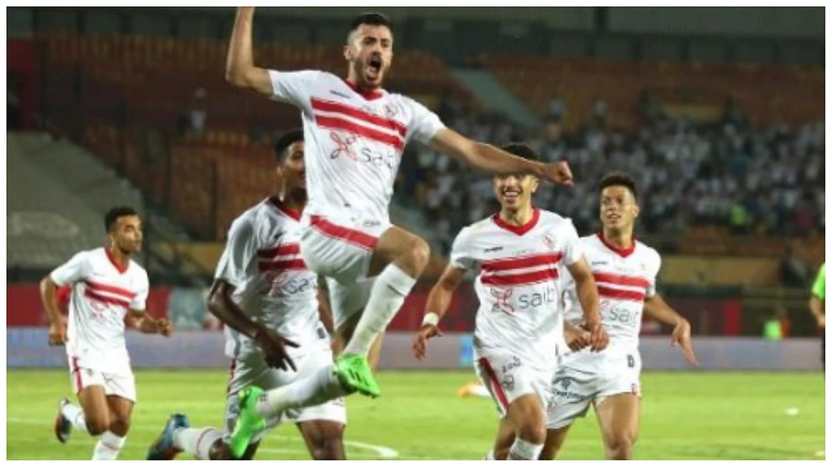 جانب من مباراة الزمالك وفيوتشر