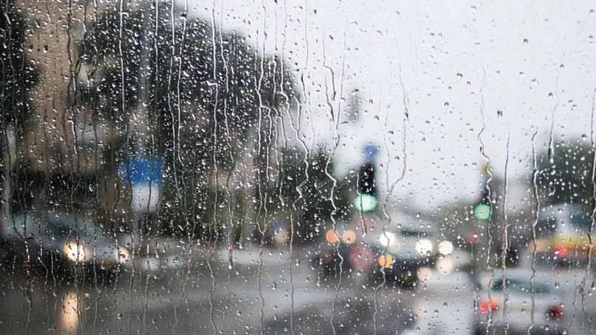 سقوط الأمطار بالمملكة