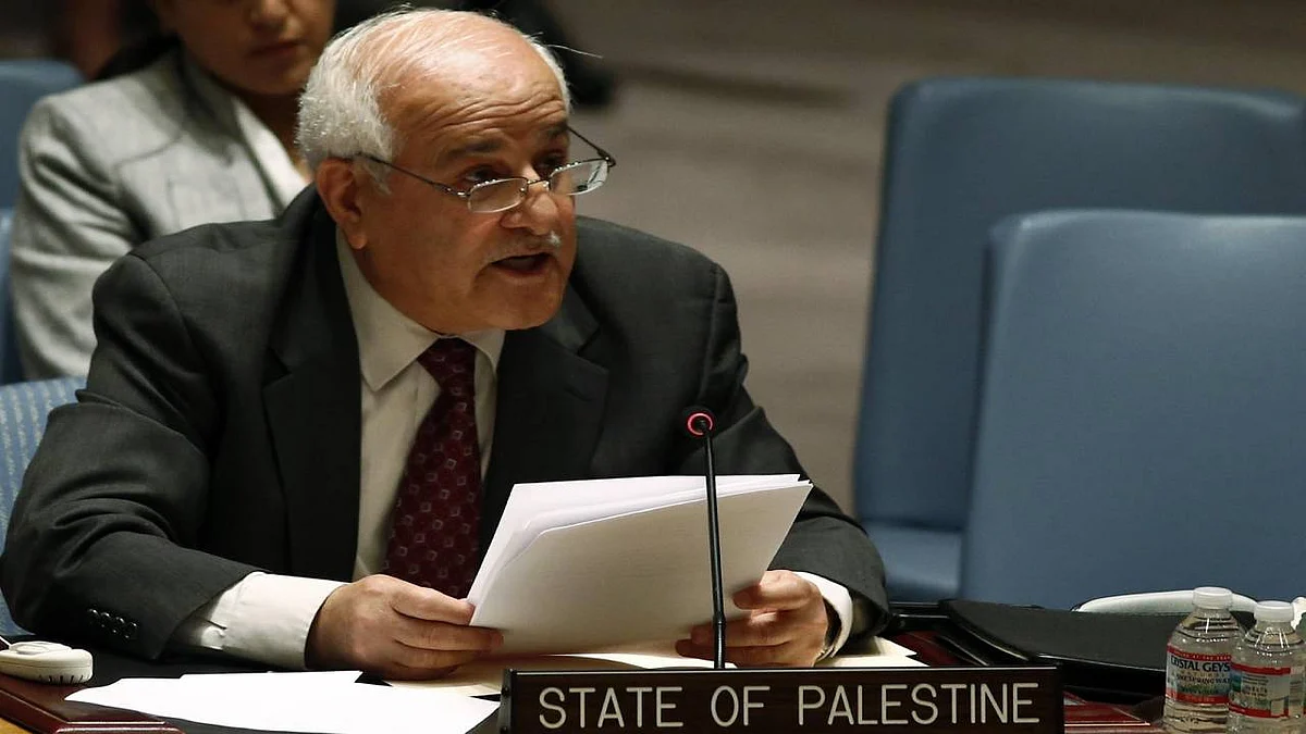 مندوب فلسطين لدى الأمم المتحدة السفير رياض منصور
