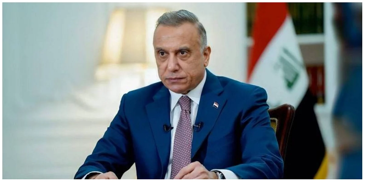رئيسُ الوزراء العراقي مصطفى الكاظمي