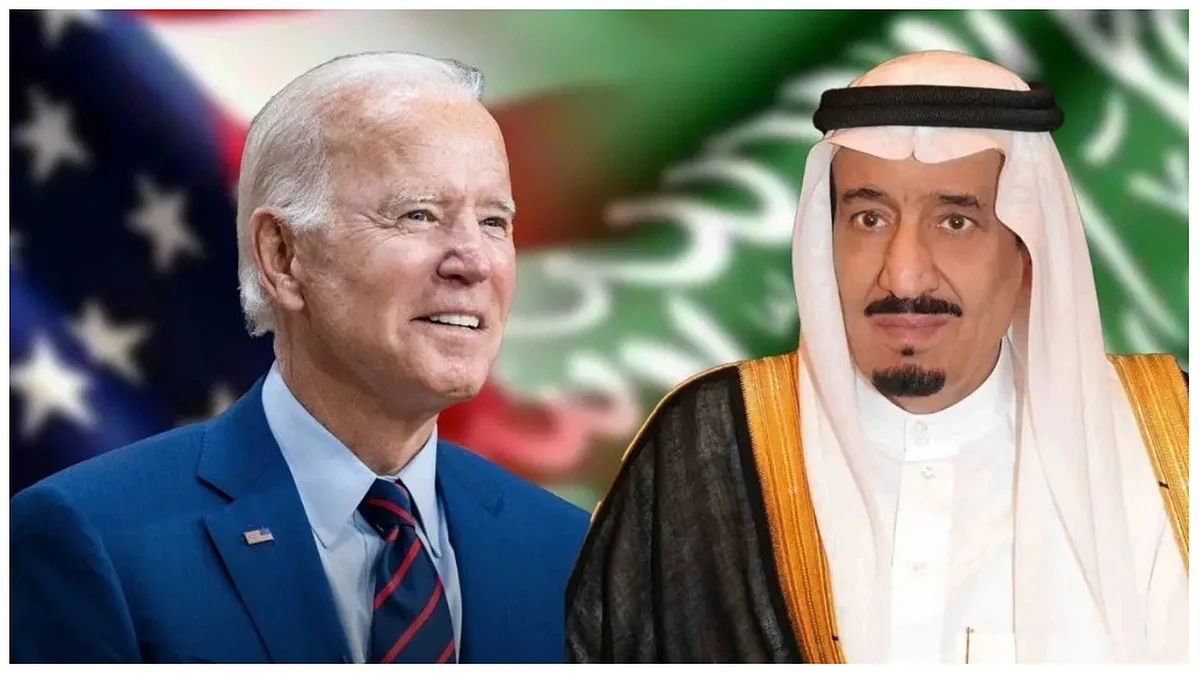 خادم الحرمين الشريفين والرئيس الأمريكي جو بايدن
