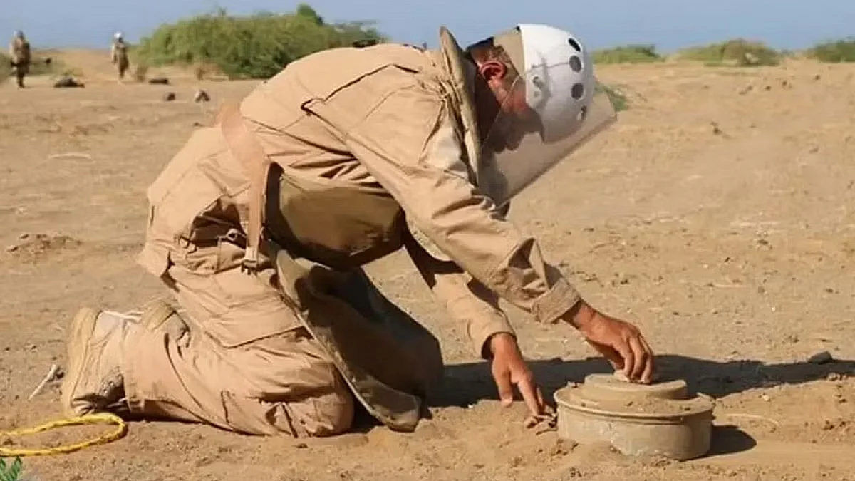 الألغام الحوثية