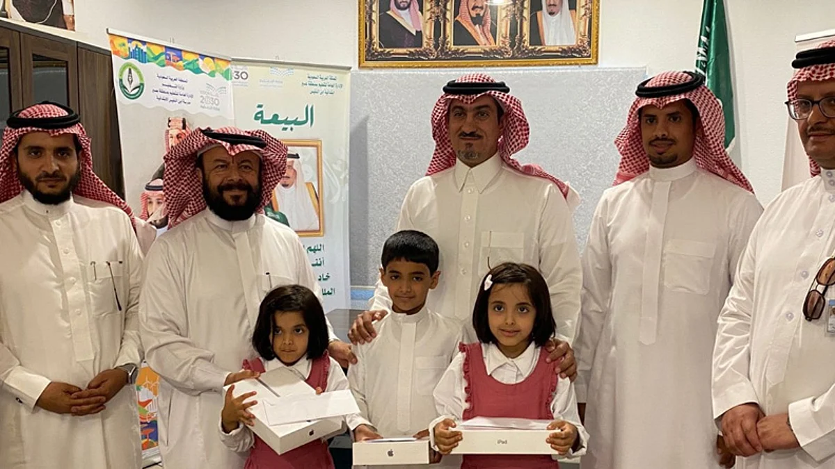 من تكريم الطفل مشعل الشهراني