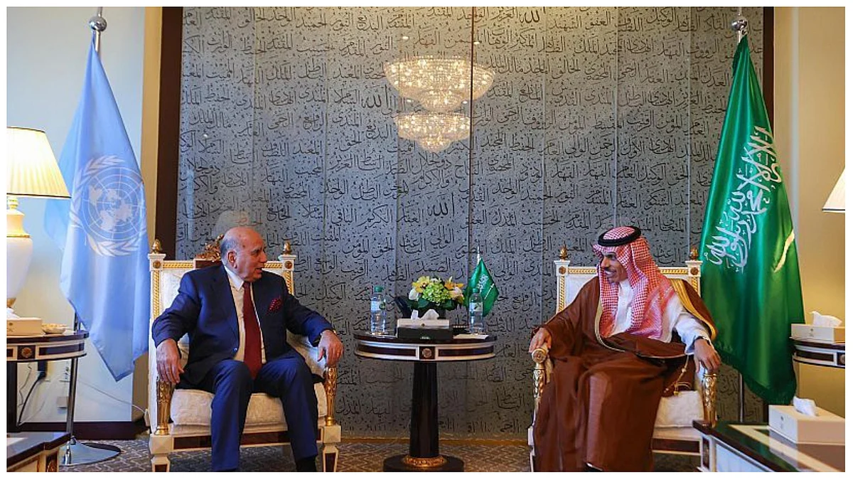 وزير الخارجية يلتقي وزير خارجية العراق