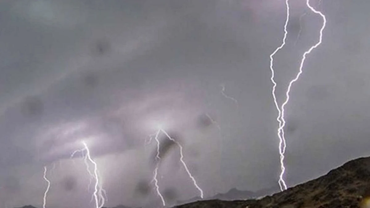 أمطار رعدية - أرشيفية