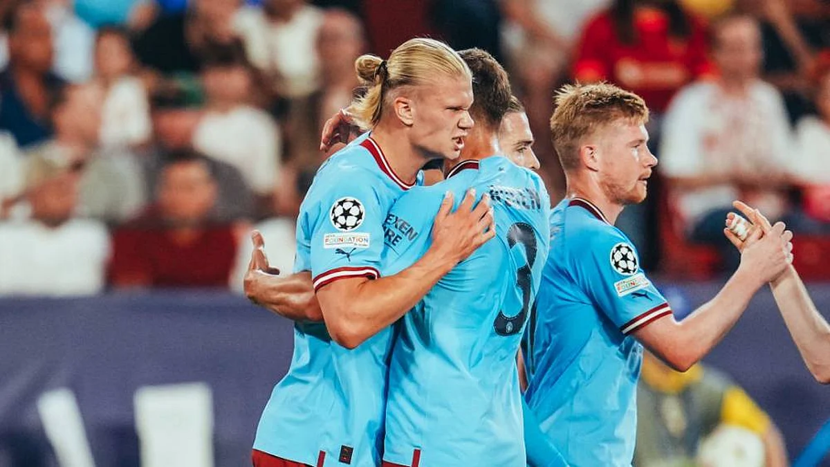 تعرف على التشكيل الرسمي لـ مانشستر سيتي أمام دورتموند في دوري أبطال أوروبا