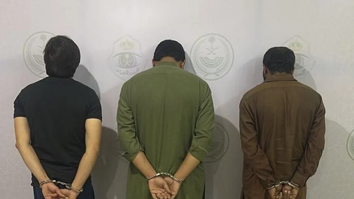 ضبط 3 مقيمين