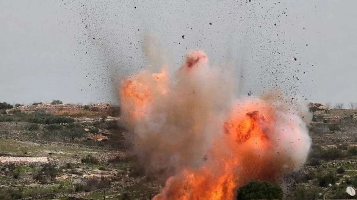 الضربات الروسية في مدينة إدلب