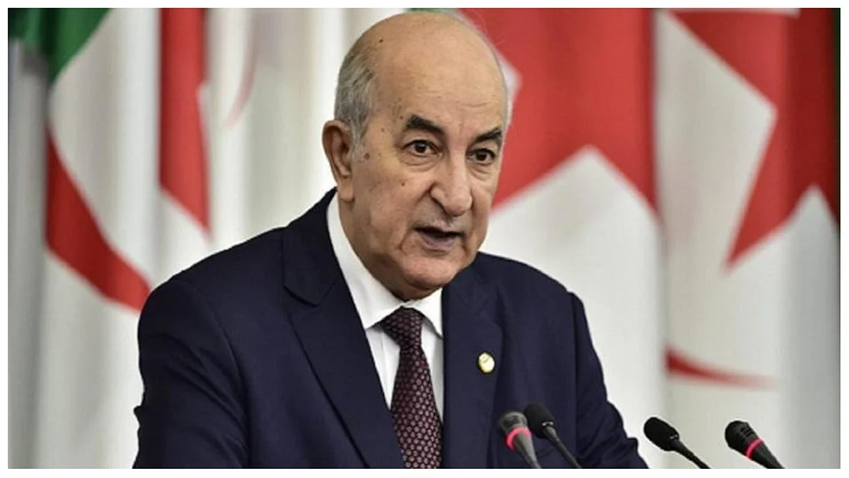الرئيس الجزائري عبد المجيد تبون
