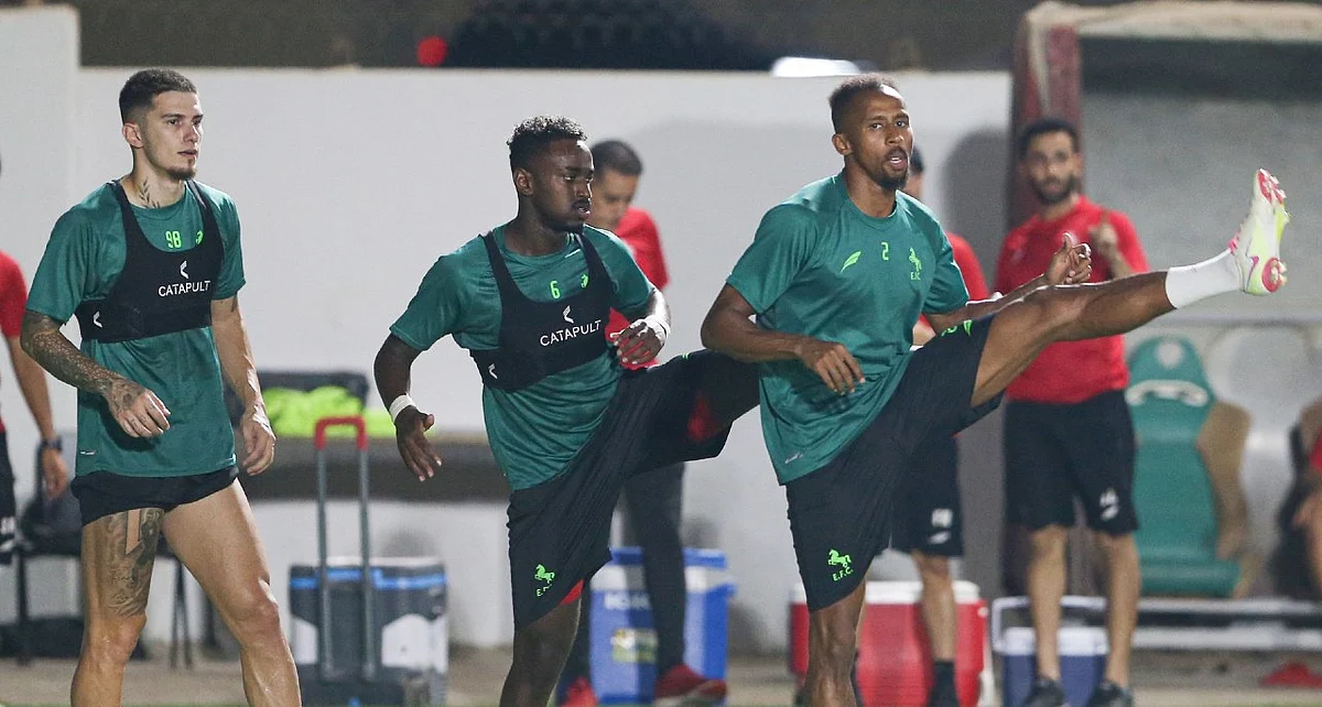 الاتفاق يواصل استعداده لمواجهة الباطن في الدوري السعودي