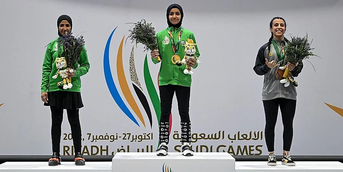 «الخواهر» تحصد أول ذهبية في تاريخ دورة الألعاب السعودية