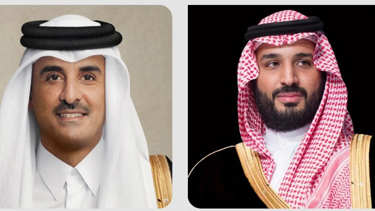 ولي العهد يبعث برقية شكر لأمير قطر