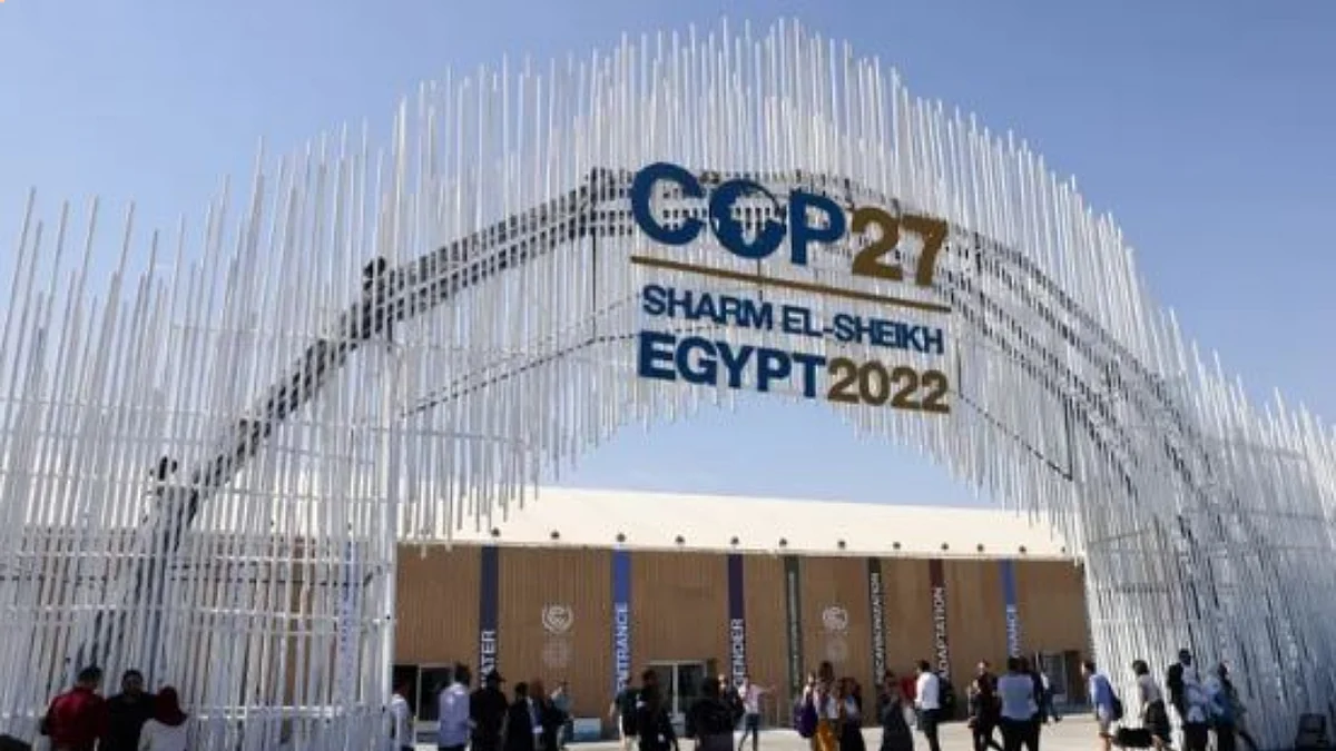 جانب من فعاليات مؤتمر المناخ
