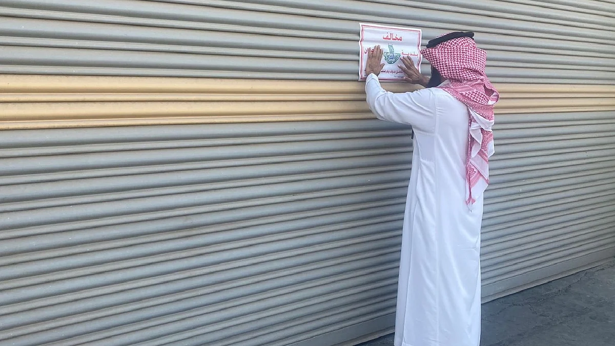 بلدية الظهران تغلق مستودعين