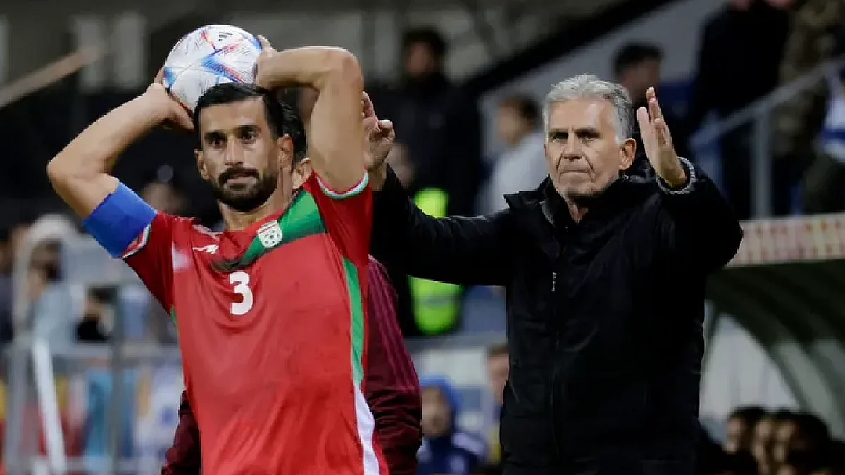 لاعب المنتخب الإيراني إحسان حاج صافي
