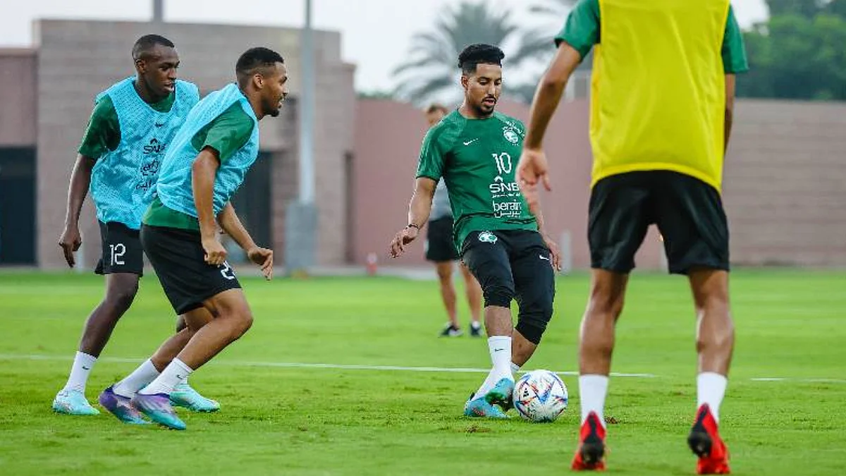 تدريبات المنتخب السعودي