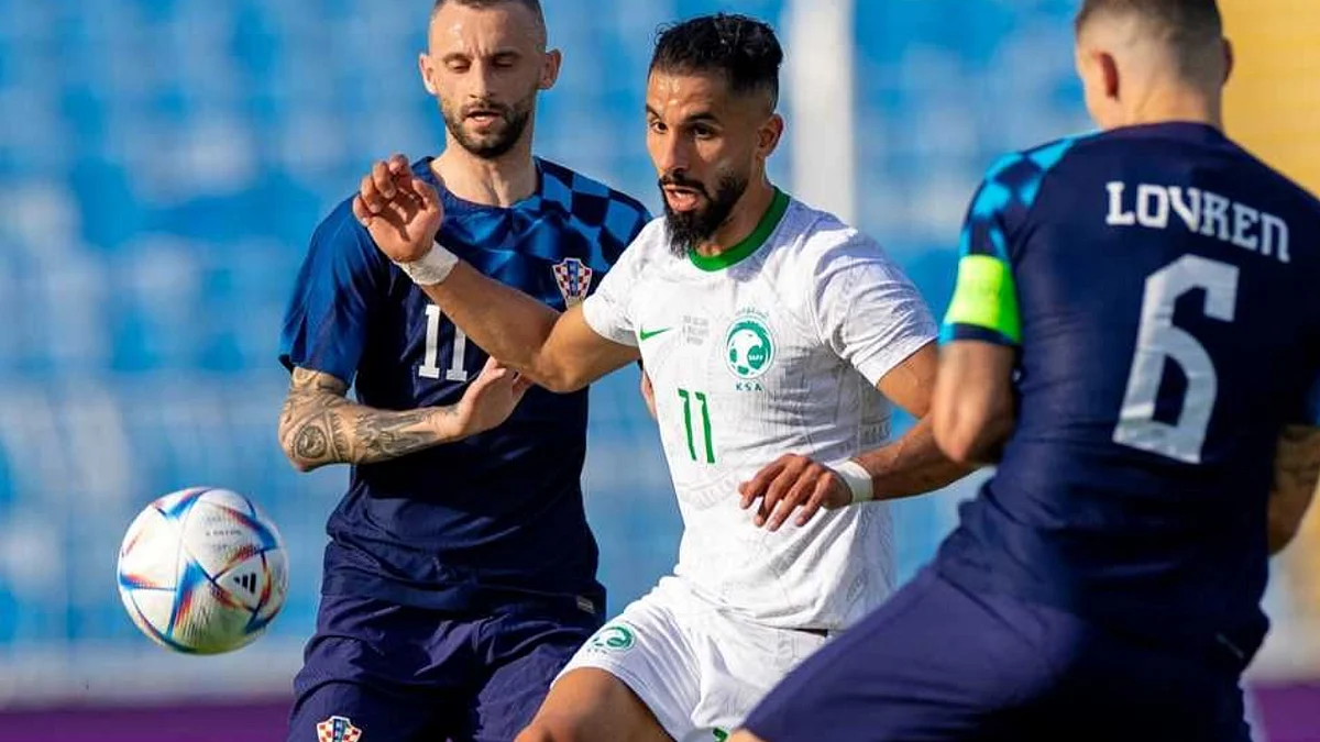 مباراة السعودية وكرواتيا وديا