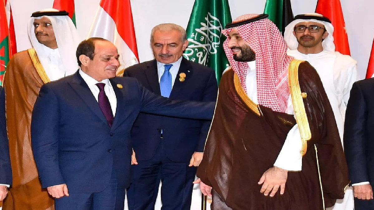 ولي العهد يبعث برقية شكر للرئيس السيسي