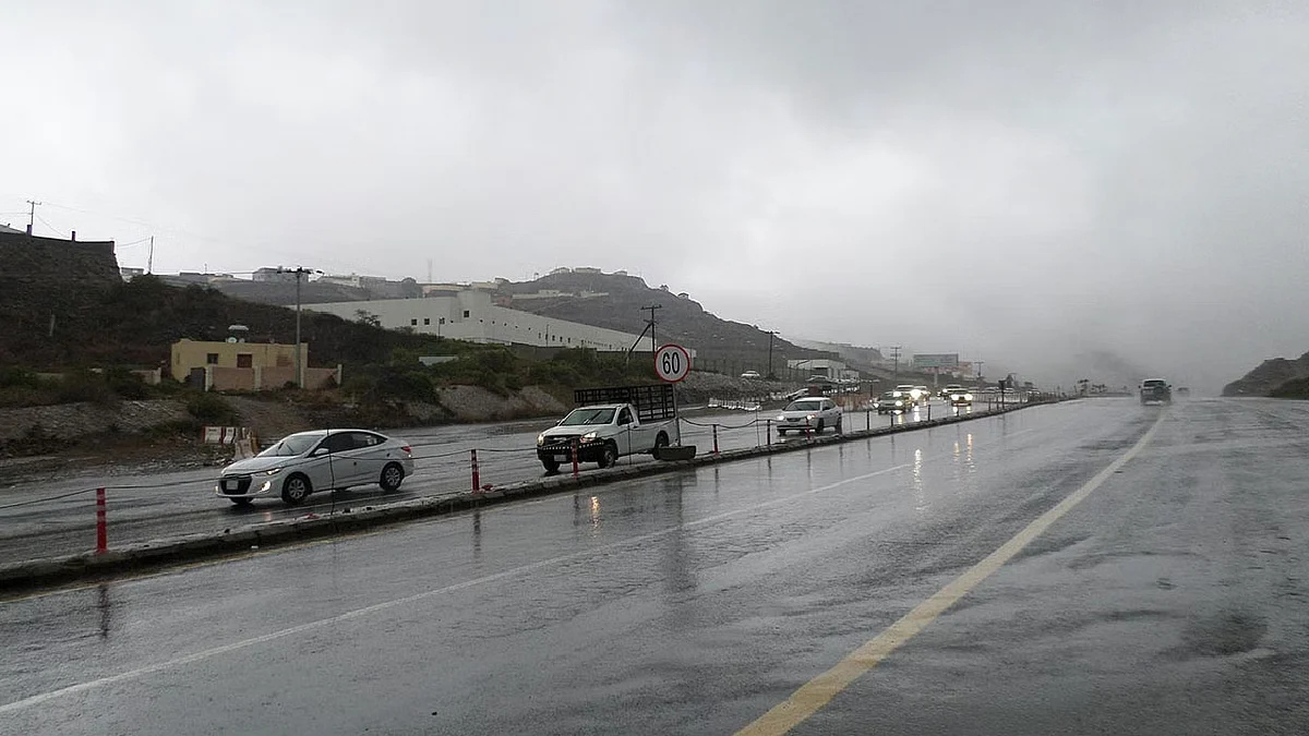 أمطار على مكة