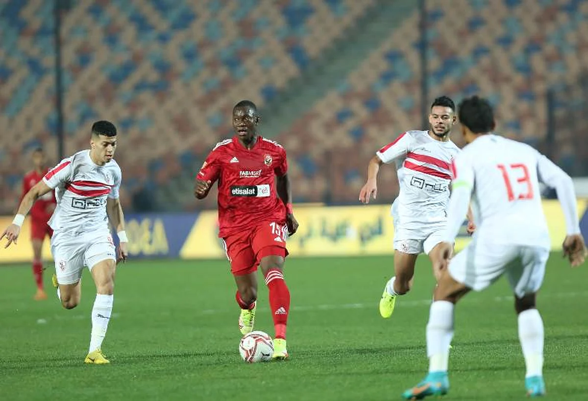 جانب من مباراة الأهلي والزمالك