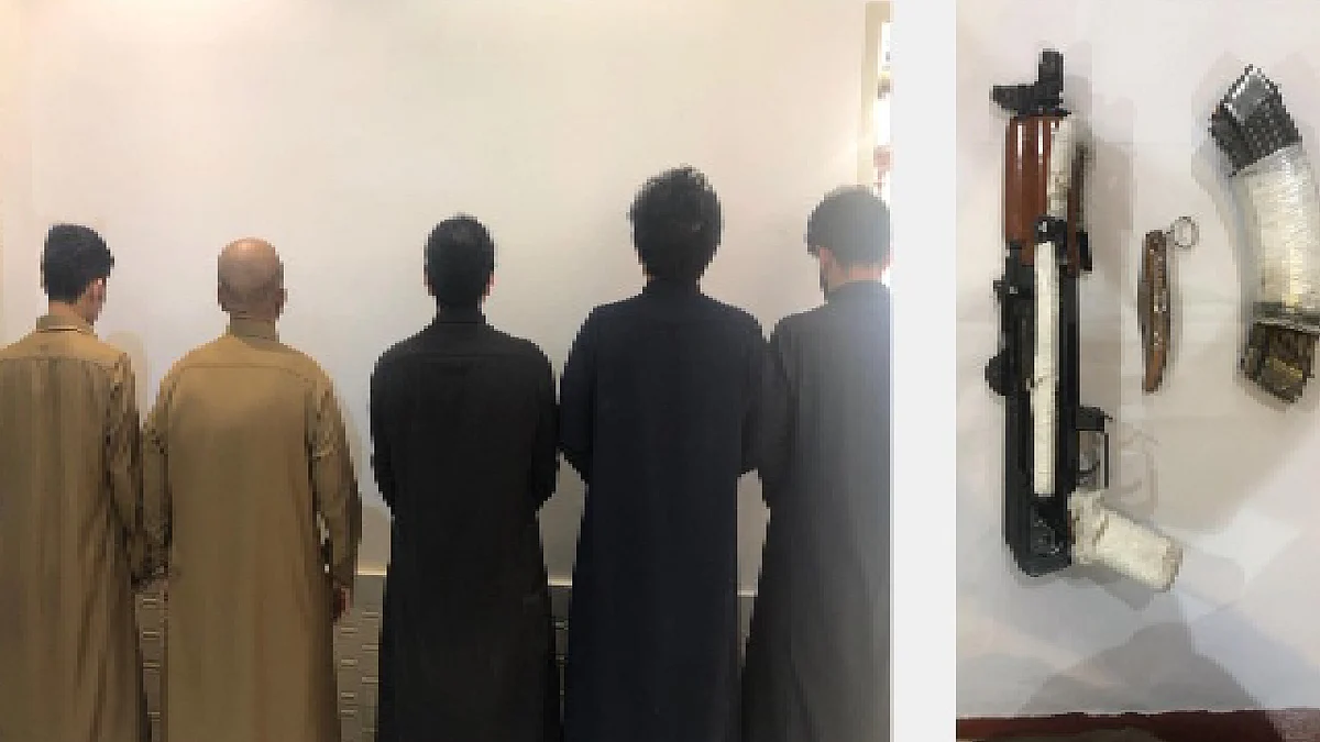 القبض على 5 مواطنين