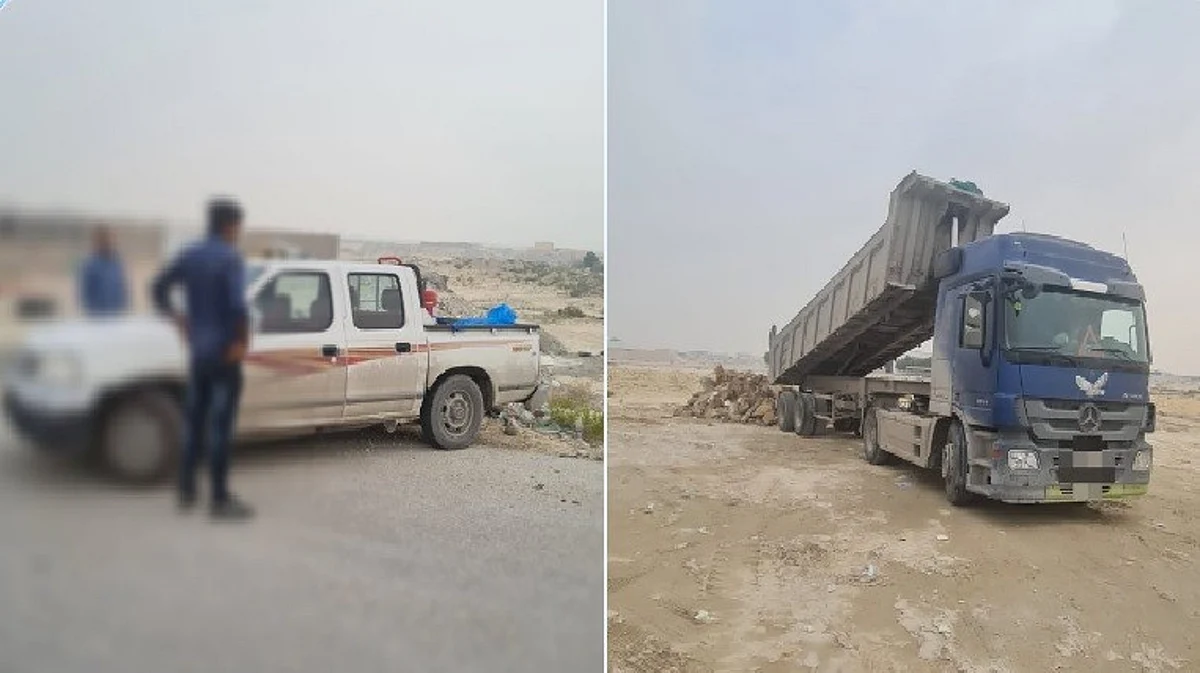 ضبط مركبتين بالدمام