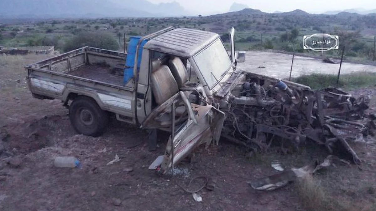 إصابة 3 مدنيين بينهم طفل في انفجار لغم حوثي بالضالع