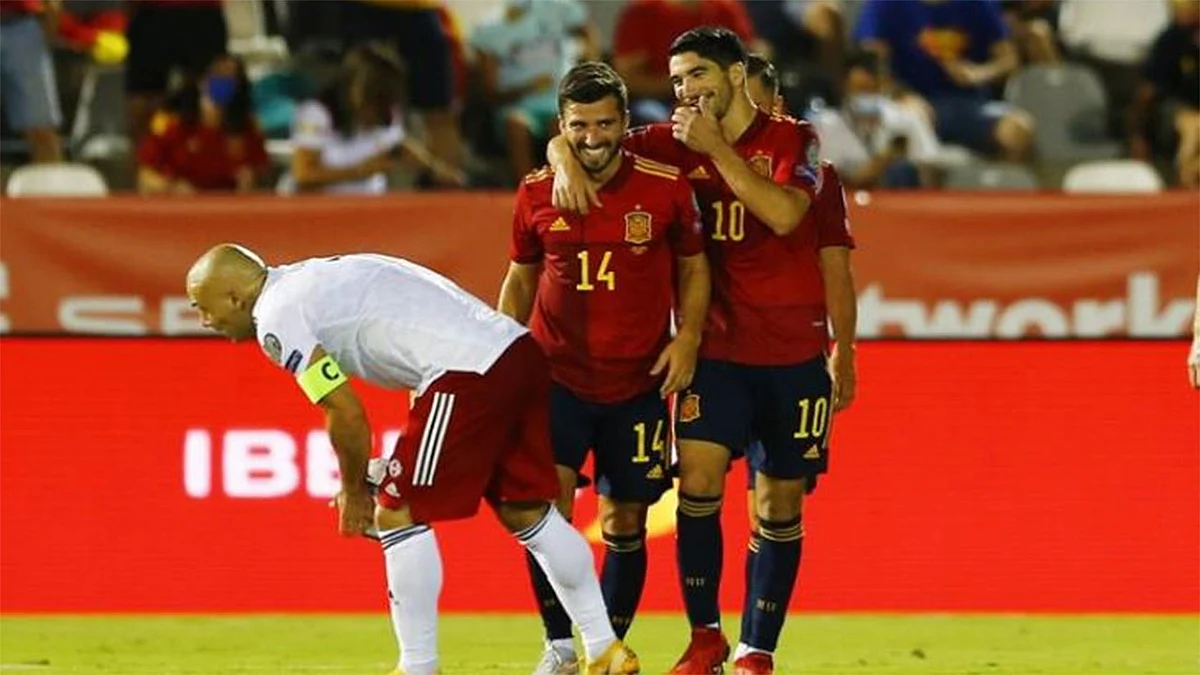 إسبانيا تعبر جورجيا برباعية نظيفة في تصفيات كأس العالم