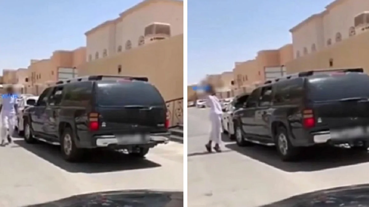 بالفيديو.. شخص يعتدي على قائد مركبة ويحاول تحطيمها