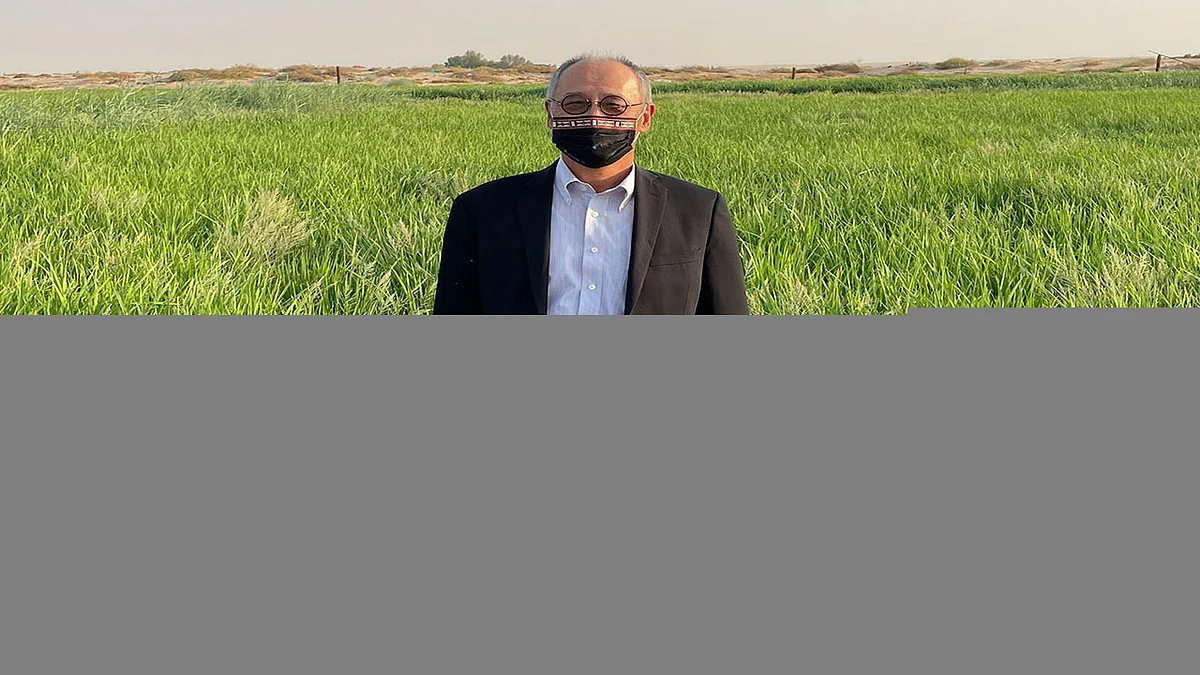 سفير اليابان بالرياض يزور مزرعة أرز أحساوي «تذكرني بالحياة الريفية في بلادي»