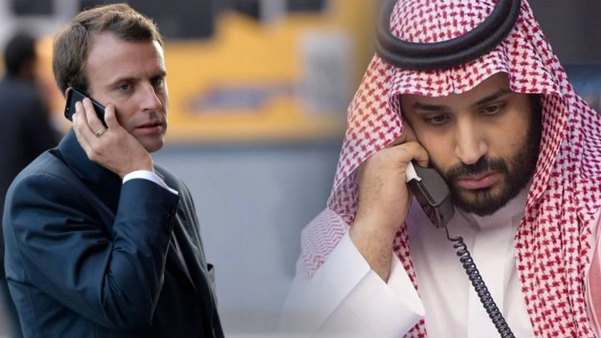 ولي العهد يستعرض هاتفيا مع الرئيس الفرنسي العلاقات بين البلدين وفرص تطويرها