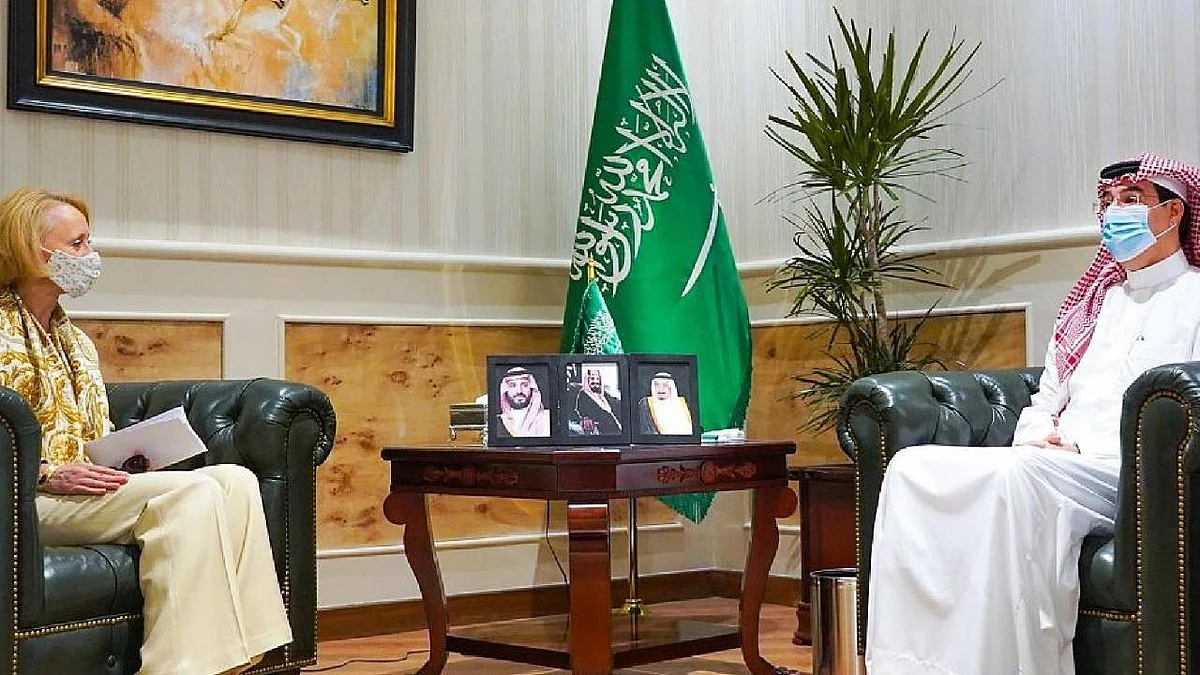 رئيس هيئة حقوق الإنسان يستقبل القائمة بأعمال سفارة أمريكا لدى المملكة