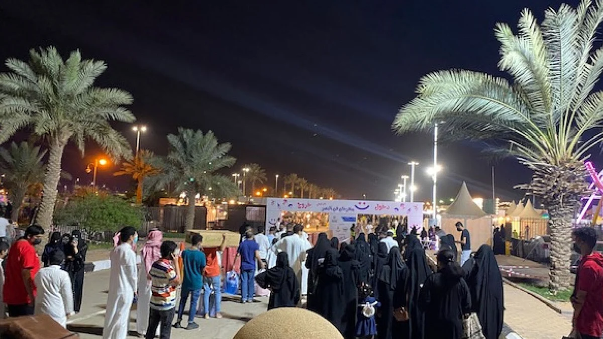 رسوم الدخول تغضب زوار مهرجان فن البصر الترفيهي بالقصيم
