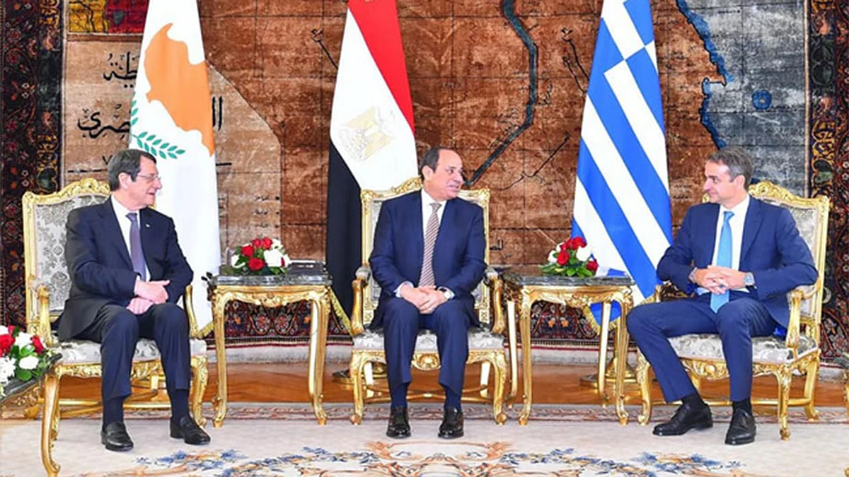 اليونان ومصر وقبرص تتحد في إدانة التحركات البحرية التركية