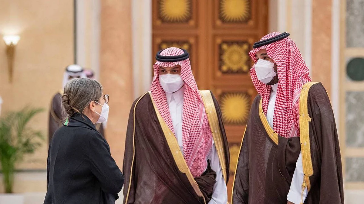 بالفيديو.. ولي العهد ورئيسة الحكومة التونسية يستعرضان مبادرات المملكة النوعية للمحافظة على البيئة