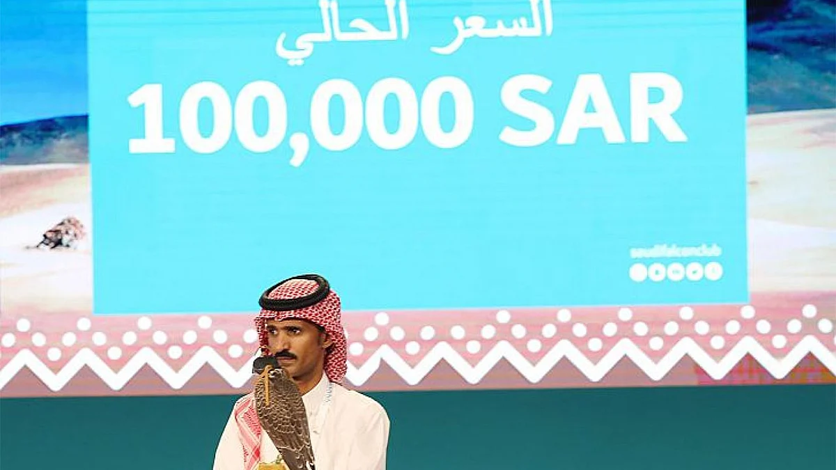 بيع 4 صقور بـ339 ألف ريال في الليلة 20 لمزاد نادي الصقور السعودي الثاني