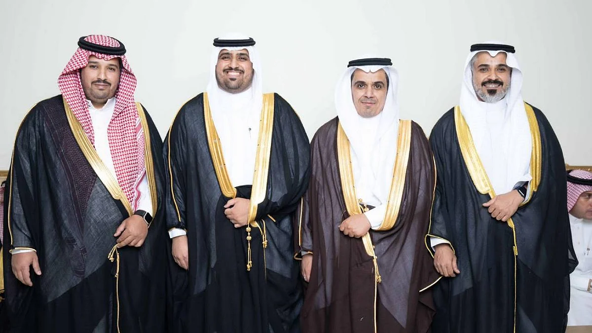 "الفريدي" و"العتيبي" يحتفلان بزواج "سامي"