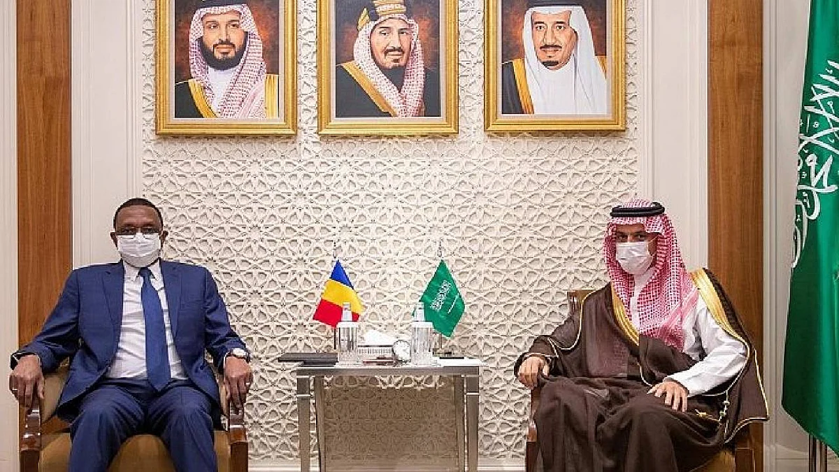 الأمير فيصل بن فرحان يستقبل وزير خارجية تشاد