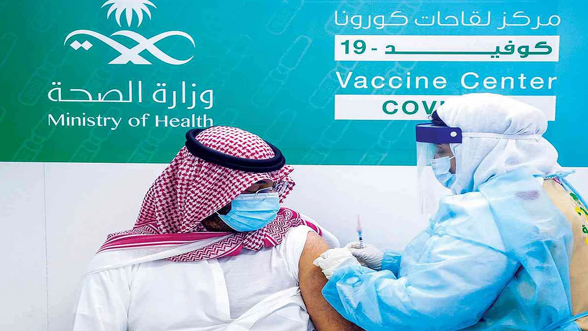 84.5 مليون جرعة لقاح كورونا بدول الخليج منها 46.7 مليون بالسعودية