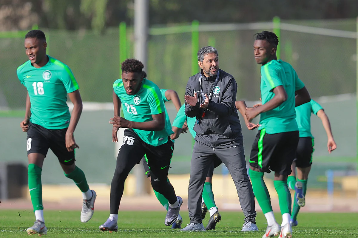 بالصور.. المنتخب الوطني تحت 20 عامًا يختتم معسكره في الرياض