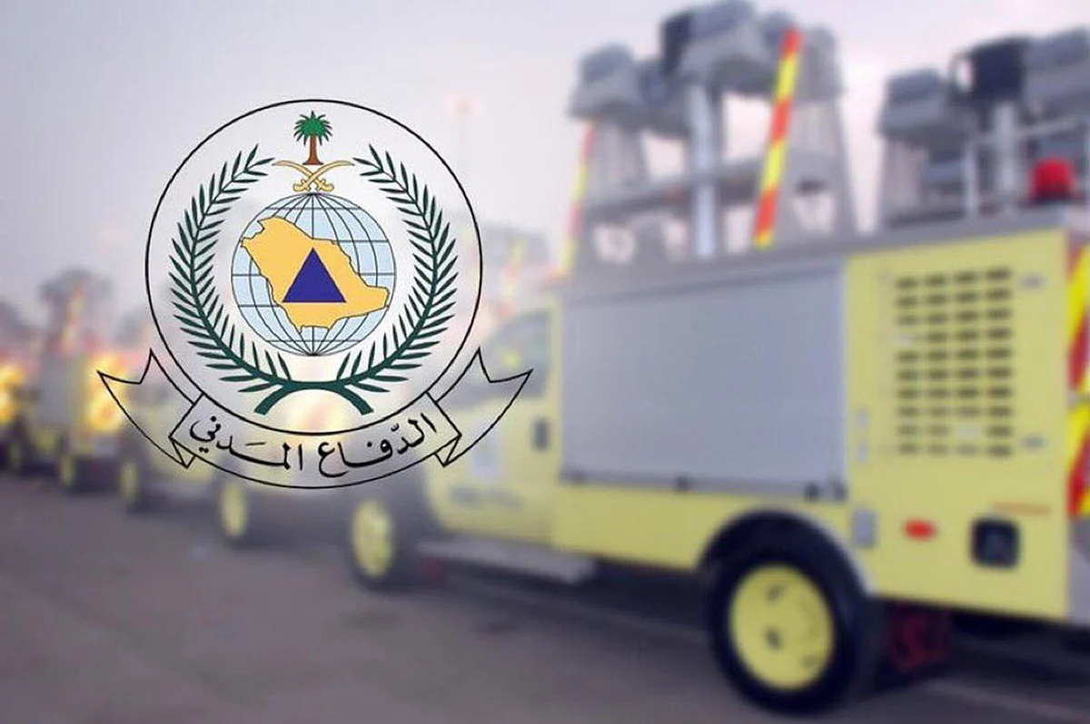 الدفاع المدني يحذّر من النظر لمجرى السيل الناجم عن الأمطار الغزيرة
