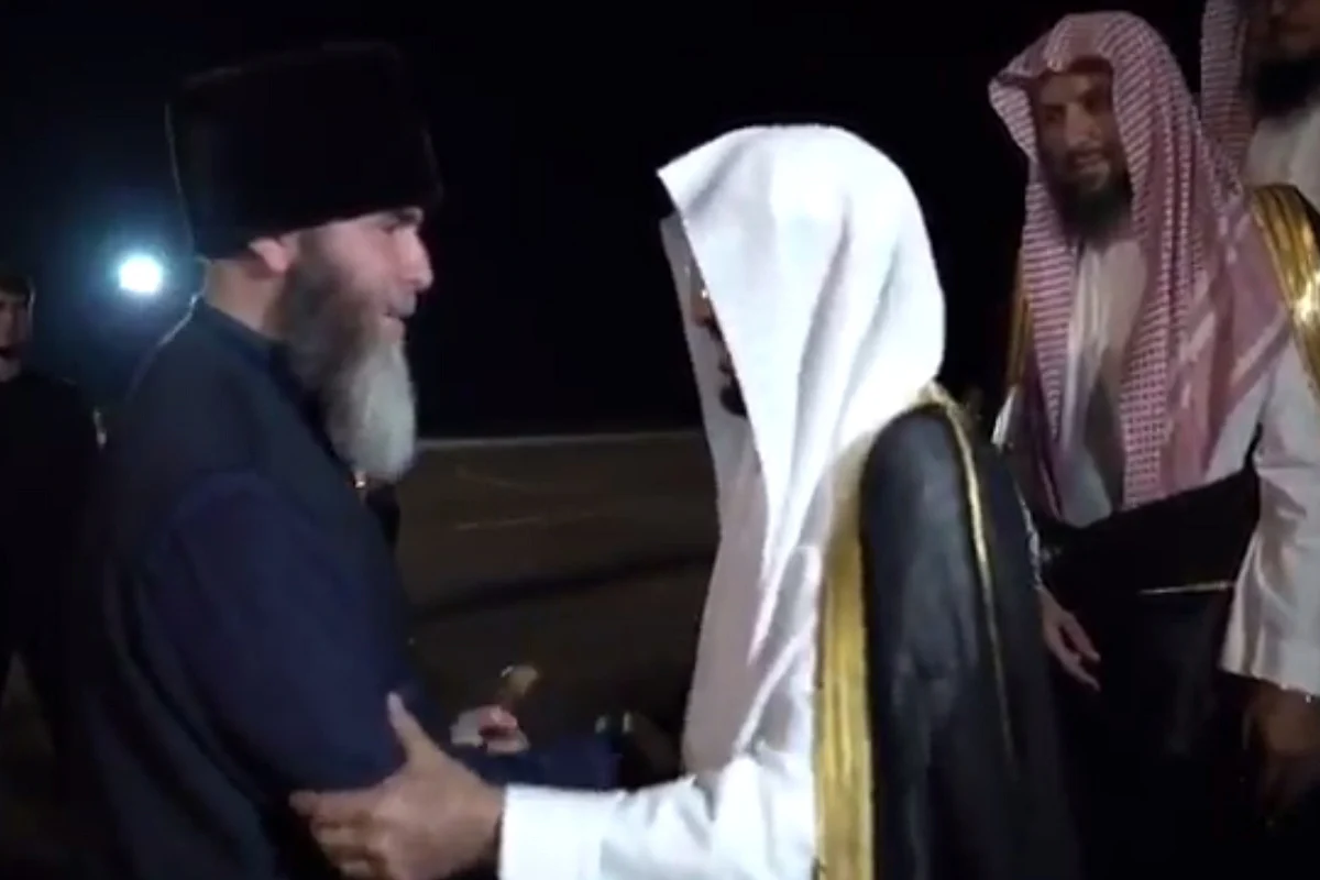 لقطات توثّق وصول وفد السعودية لافتتاح أكبر جوامع الشيشان