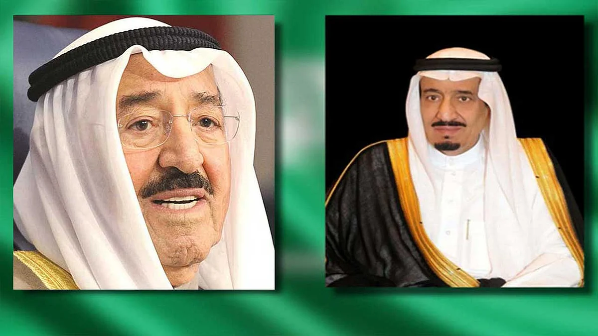 أمير الكويت يُهنئ خادم الحرمين بالذكرى الخامسة للبيعة