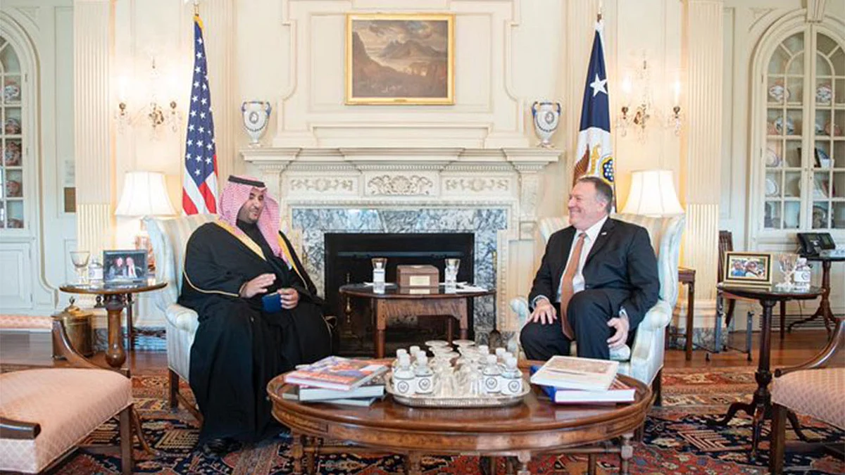 خالد بن سلمان: بحثت مع بومبيو آليات الحفاظ على الاستقرار الإقليمي والدولي