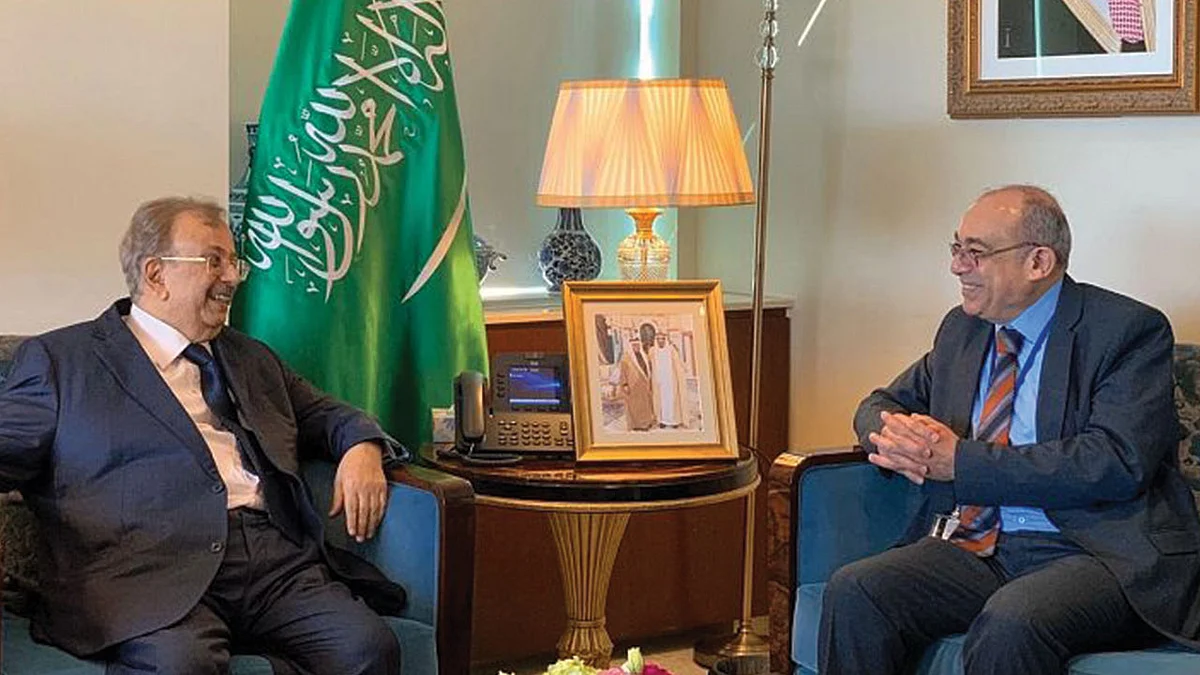 السفير المعلمي يبحث مع مندوب مصر بالأمم المتحدة ملف مكافحة الإرهاب