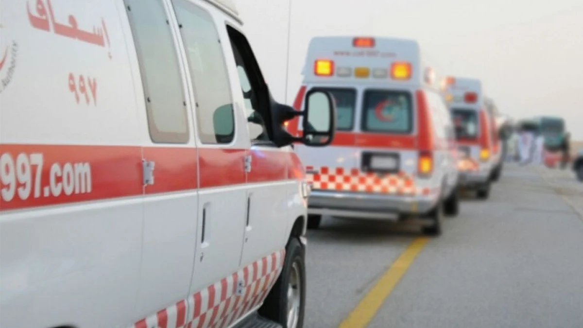اصطدام 3 شاحنات على طريق الحرمين في جدة