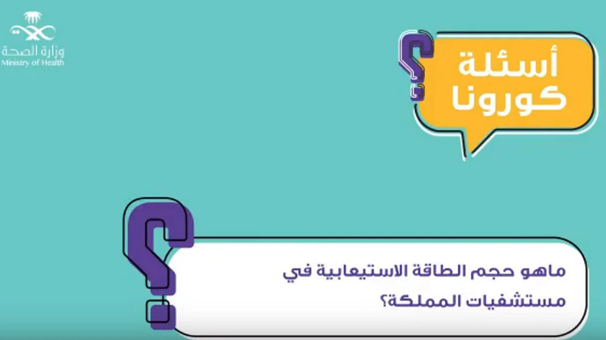 بالفيديو.. الصحة: 80 ألف سرير لمواجهة كورونا بالمملكة