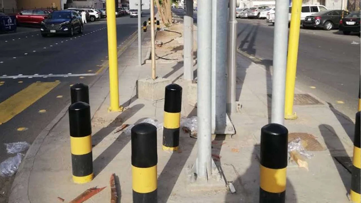 بالصور.. المرور يتفاعل مع «شكوى الحواجز الخطيرة»